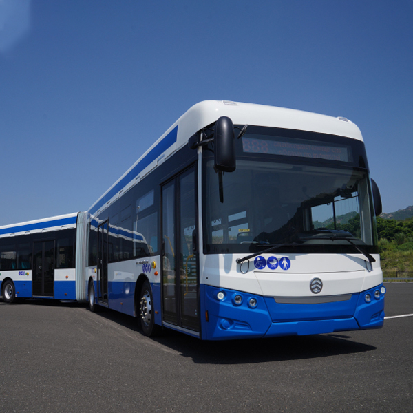 Golden Dragon 18m Pure Electric Bus Exported To Bulgaria